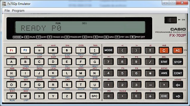 Calculadoras programables Basic - Sharp, Canon, Texas Instruments, Amstrad, Psion.
